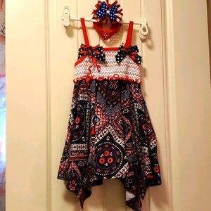 Good Lad Handkerchief 4th of July Dress